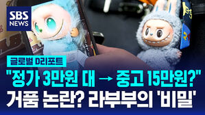 [글로벌D리포트] 인형 출시도 전에 가격 4배&hellip;라부부 열풍일까 거품일까