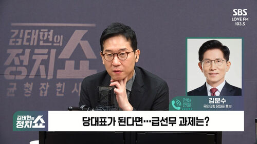 [정치쇼] 김문수 "장동혁과 결선 갈 듯…당대표 되면 야당 말살 단호히 대처"