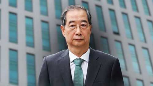 "윤 계엄선포문 줬다" 진술 번복…한덕수 특검 재출석