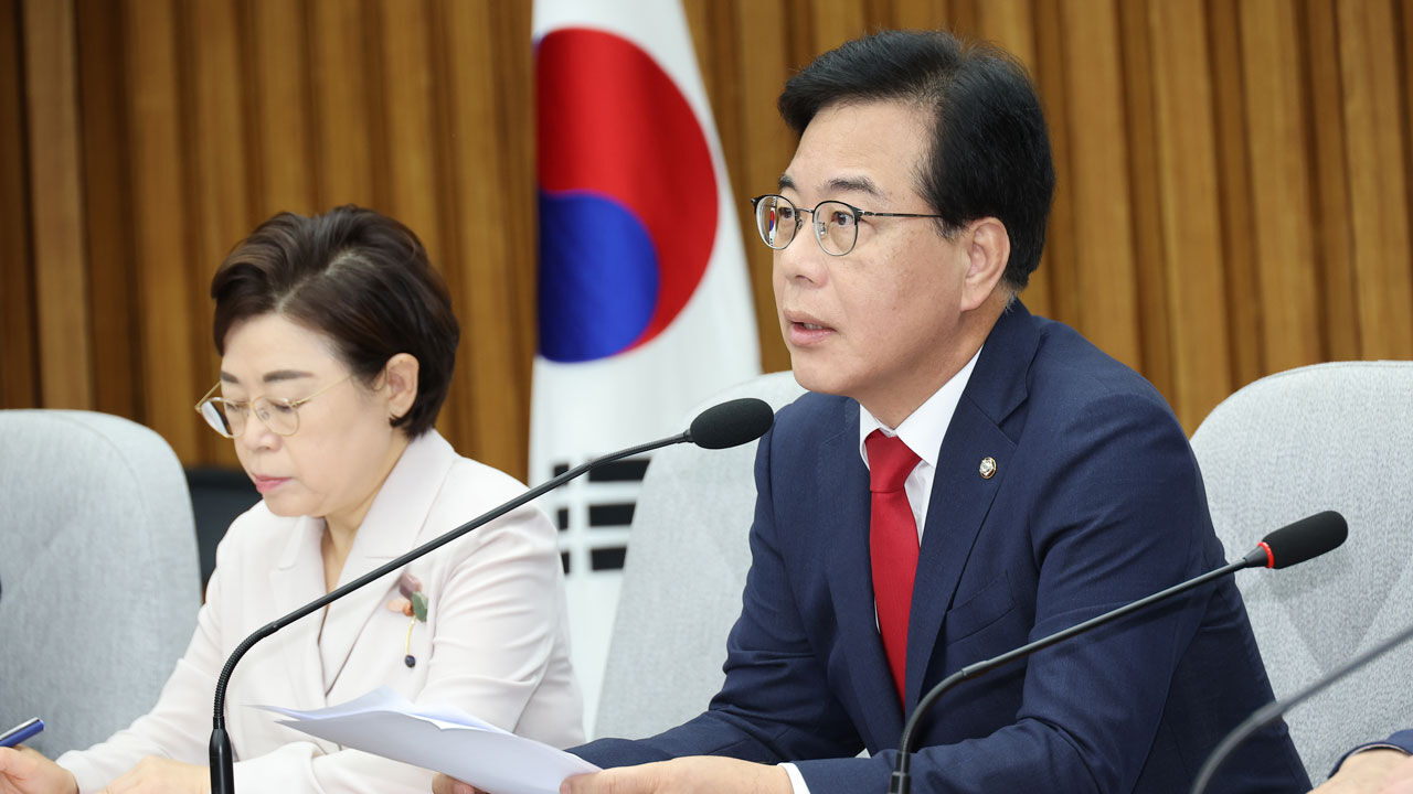 송언석 "노란봉투법·상법 개정안은 '경제내란법'"