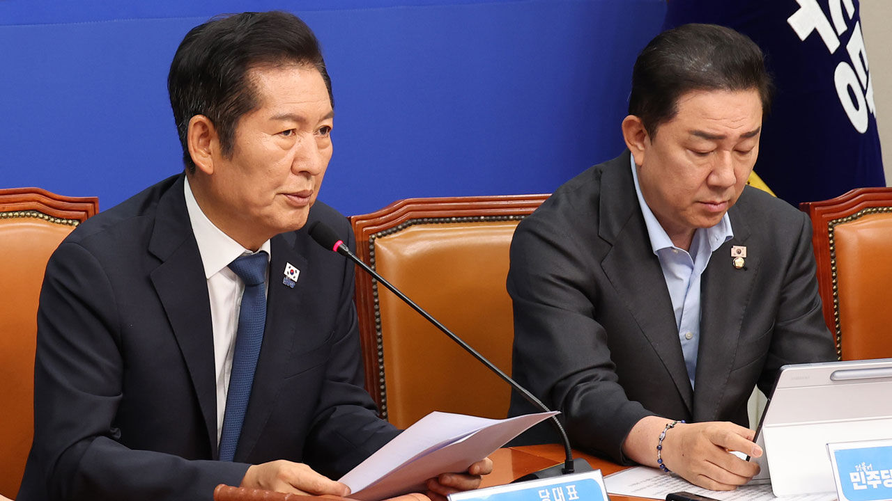 정청래 "국민의힘, 내란 직접 연루 정당…열번·백번 해산 가능"