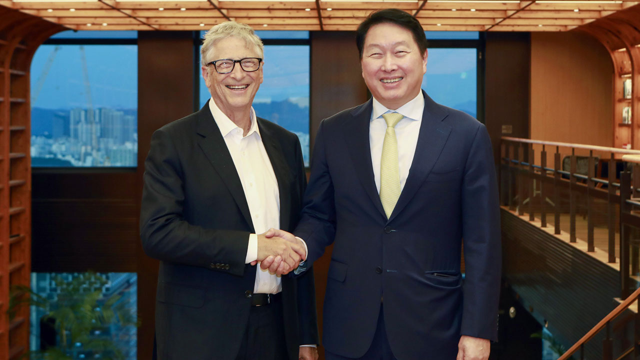 최태원, 빌</font>게이츠</font>와 에너지·바이오 협력…정기선, SMR 상용화 논의