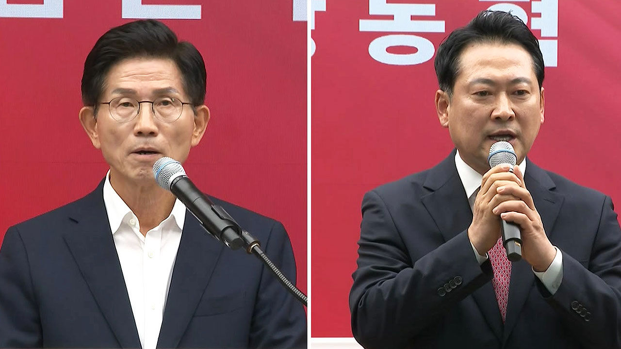 김문수 "우리끼리 분열 안 돼"… 장동혁 "내부총질자 정리"