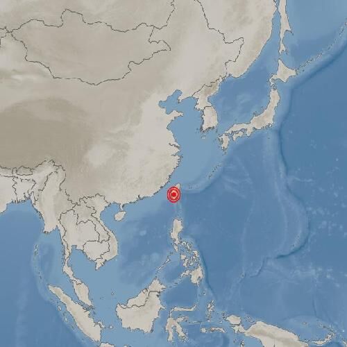 타이완 지진 발생 지점 (사진=기상청 제공, 연합뉴스)