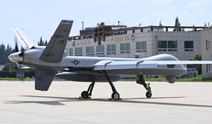 지난달 22일 광주 기지에 순환배치된 미 공군의 MQ-9 리퍼