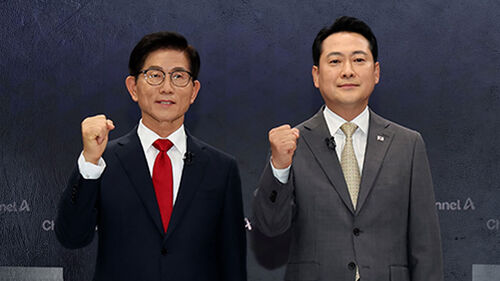 반탄 후보 간 2강 맞대결…"찬탄파와 협력"·"절연" 대립