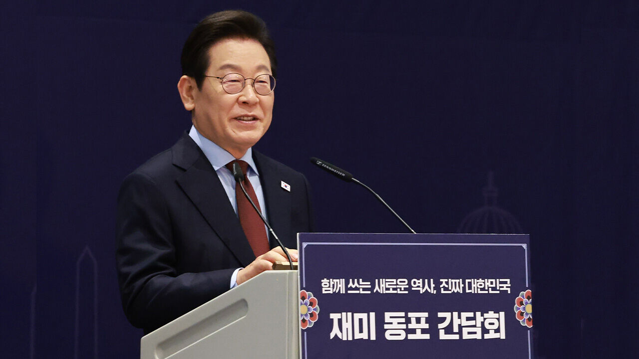 이 대통령, 재미 교포 간담회…"한미동맹 새 역사 함께해 달라"