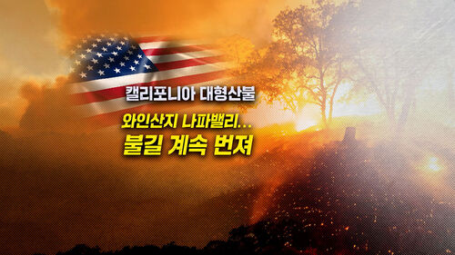 [뉴블더] 캘리포니아 또 대형산불…나파밸리 불길 번져