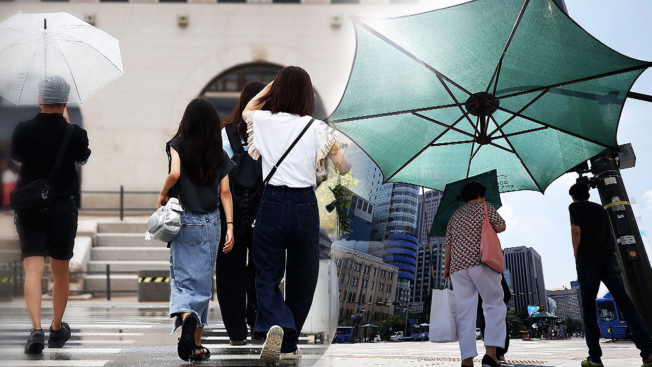 내일까지 수도권 100mm↑ 강한 비…폭염은 계속