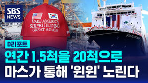 [D리포트] 연간 1.5척을 20척으로&hellip;마스가 통해 '윈윈'