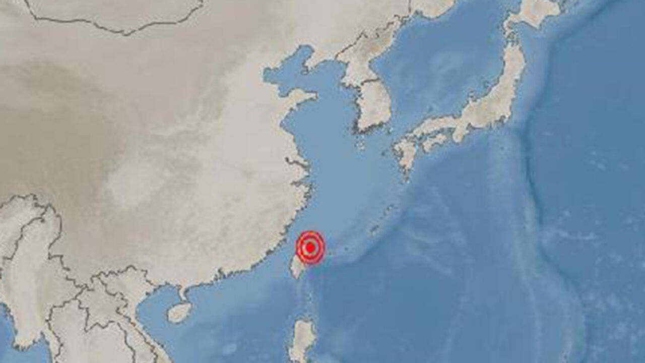 대만 이란현 북동쪽 바다서 규모 6.0 지진 발생