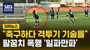 [자막뉴스] "팔꿈치로 뒷통수를" 축구 경기 도중 충격 폭행&hellip;파문 '일파만파'
