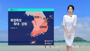 [날씨] 전국 곳곳 폭염특보…수도권 곳곳 소나기
