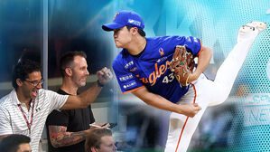 정우주, 전율의 9직구 3K…MLB도 반했다