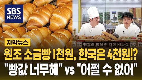 "소금빵 990원" 빵집 오픈에 와글와글…"정상화" "비상식" 가격 놓고 벌어진 빵값 논쟁 [자막뉴스]