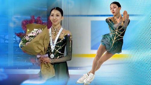 김유재, 개인 최고점으로 '프리 1위'…역전 은메달