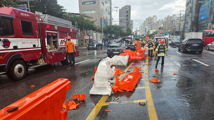 서울 중랑구 용마터널 음주운전 사고