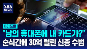[D리포트] "남의 휴대폰에 내 카드가?" 순식간에 30억 털렸다