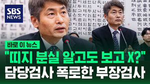 [바로이뉴스] "띠지 분실 알고도 보고 없었다"&hellip;부장검사의 깜짝 폭로
