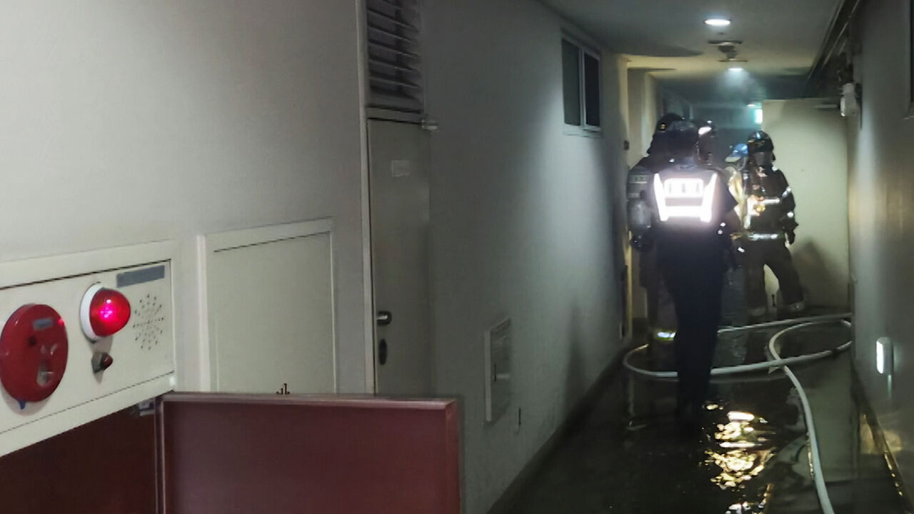 분당 오피스텔에서 불…인명피해 없어