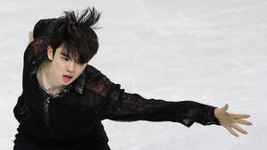 피겨 차준환, 그랑프리 4차 대회 쇼트프로그램 3위