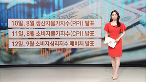 [뉴욕증시] 8월 CPI·PPI…'핵심 지표' 이번 주 발표