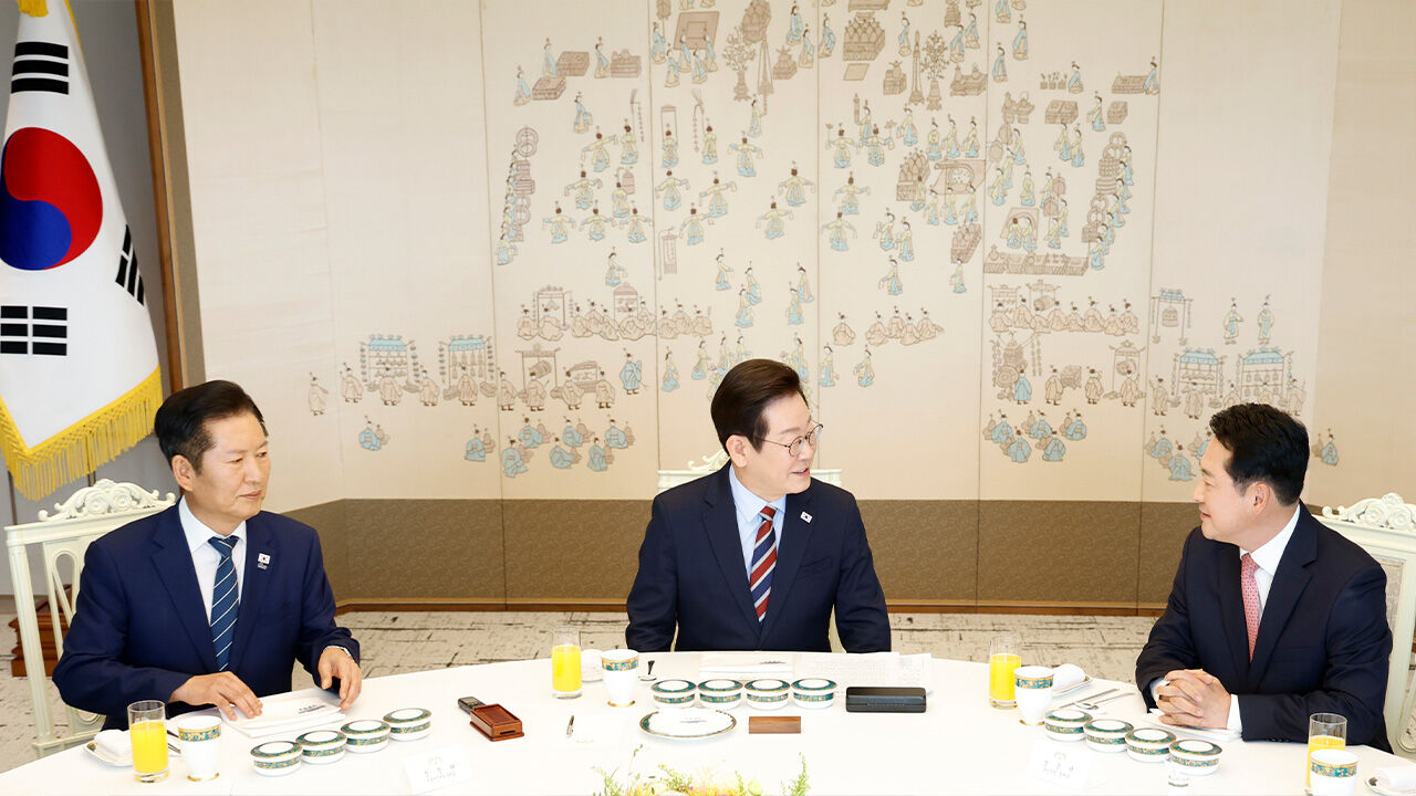 이 대통령-여야 대표, 민생경제협의체 구성 합의…실무 협의 예정