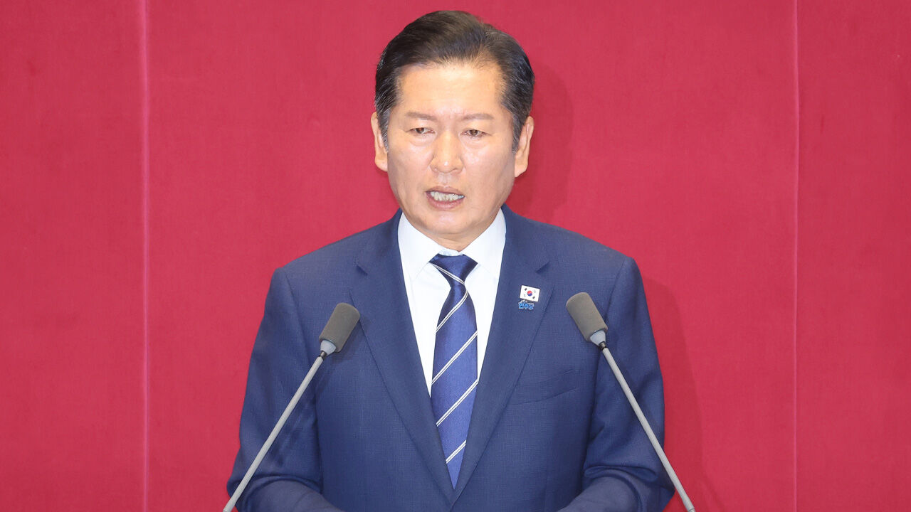 정청래 "내란 청산, 정치보복 아냐…국힘, 단절 못하면 위헌정당"