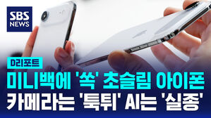 [D리포트] 미니백에 '쏙' 초슬림 아이폰&hellip;카메라는 '툭튀' AI는 '실종'