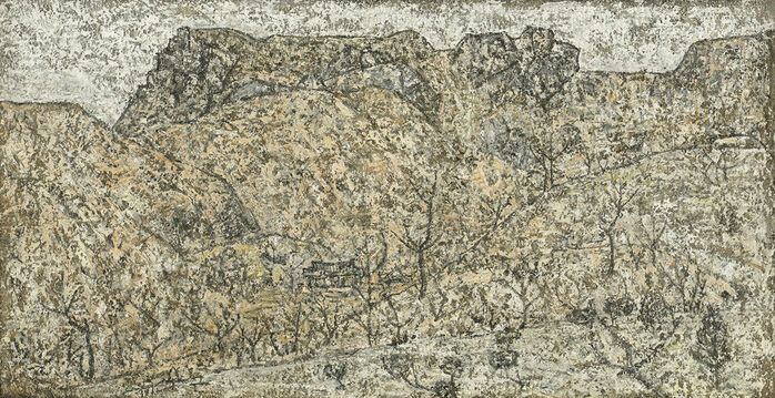 박수근 1959년 작 '산' (사진=케이옥션 제공, 연합뉴스)