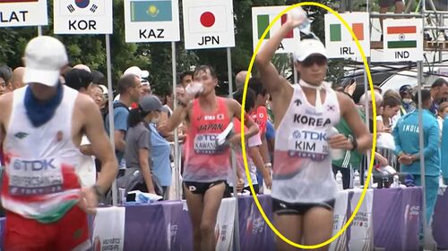 2025 도쿄 세계육상선수권 남자 35㎞ 경보에서 경기 요원 실수로 실격당한 한국 김민규