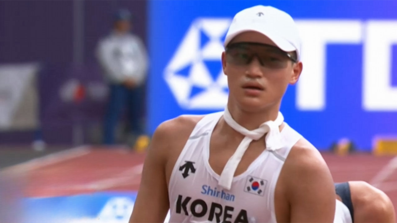 김민규 선수, 세계육상선수권서 진행 요원 황당 실수에 완주 실패