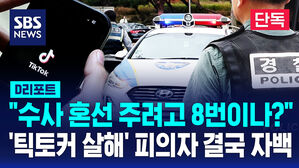 [단독] 20대 틱토커 살해 피의자 "경찰 피하려 8번 정차" (D리포트)