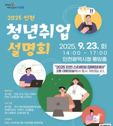 청년 취업설명회 (사진=인천시 제공, 연합뉴스)