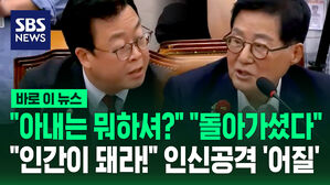 [바로이뉴스] "아내는 뭐하셔?" "돌아가셨다"&hellip;"인간이 돼라!" 인신공격 '어질'