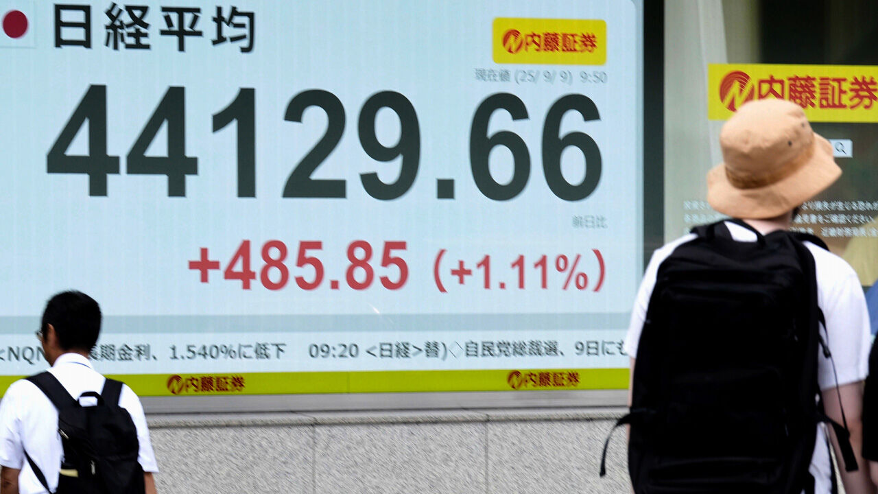 일본 닛케이지수, 또 장중 최고치 경신…45,000선 첫 돌파