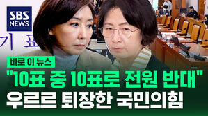 [바로이뉴스] "10표 중 반대가 10표 나경원 간사 부결"&hellip;우르르 퇴장한 국민의힘