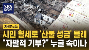 [자막뉴스] 광주시의회, 예산으로 산불 성금 내고는 "자발적 참여?" 황당 홍보