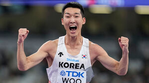 우상혁, 2ｍ34 넘고 도쿄 세계선수권 2위&hellip;우승은 해미시 커