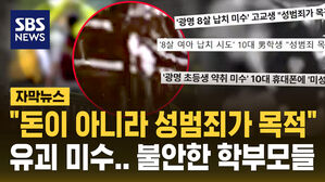 [자막뉴스] 계속되는 '아동 유괴'&hellip;범행 동기는 금품에서 성범죄 목적으로