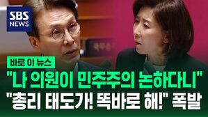 [바로이뉴스] "내란을 옹호했던 나 의원이 민주주의를!" 김민석 비유에 "총리 답변 태도가!" 폭발한 나경원