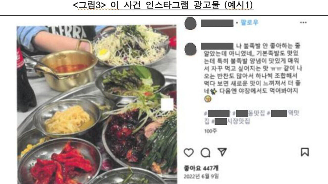 인플루언서 모아 '뒷광고' 2,300건 대행…네오프 공정위 제재