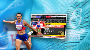 42년 만의 대회 신기록&hellip;'육상 전설'이 된 '허들 퀸'