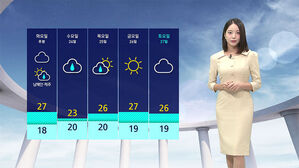 [날씨] 본격적인 '가을 하늘'&hellip;강릉 24도&middot;광주 26도