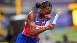제퍼슨, 400m 계주 우승으로 대회 3관왕 달성