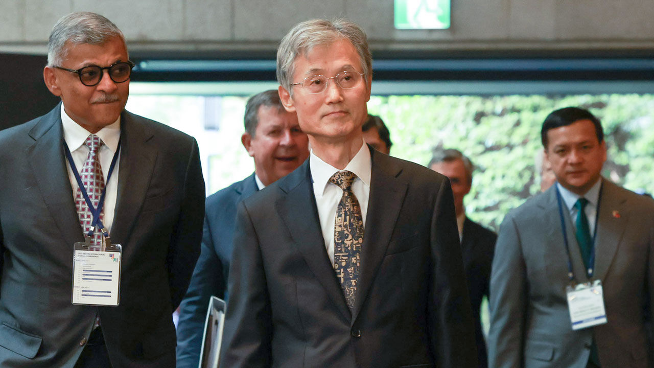 조희대 대법원장이 22일 서울 중구 신라호텔에서 열린 '2025 세종 국제 콘퍼런스' 개회식에 참석하고 있다. (사진=연합뉴스)