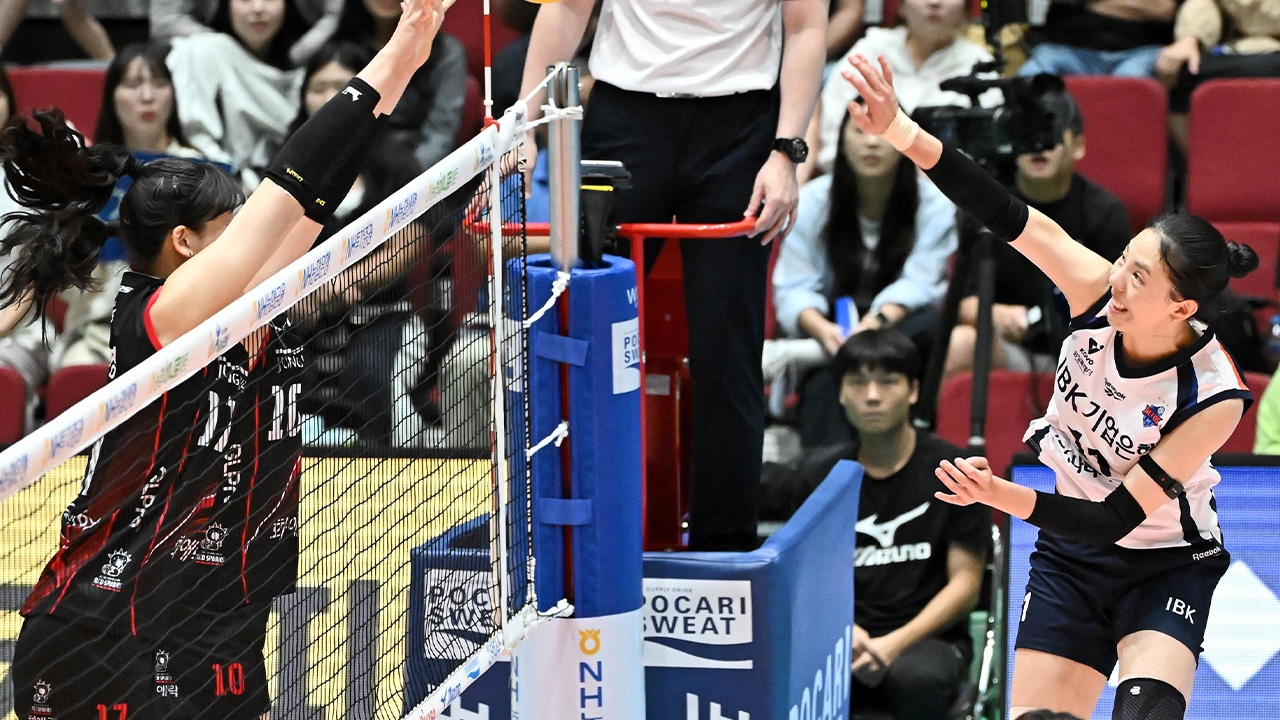 '육서영 17점' 기업은행, 컵대회 첫 판서 정관장에 역전승