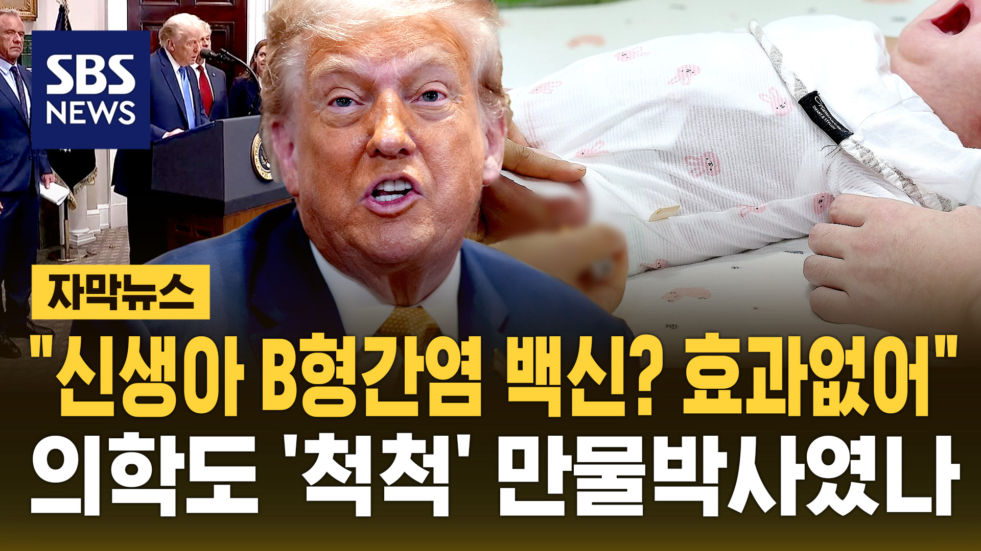 [자막뉴스] B형간염 백신? 신생아는 안돼  의학도 '척척' 만물박사였나