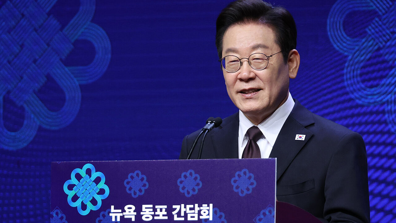 이 대통령, 뉴욕서 교민 간담회…"이젠 대한민국이 여러분을 생각할 것"