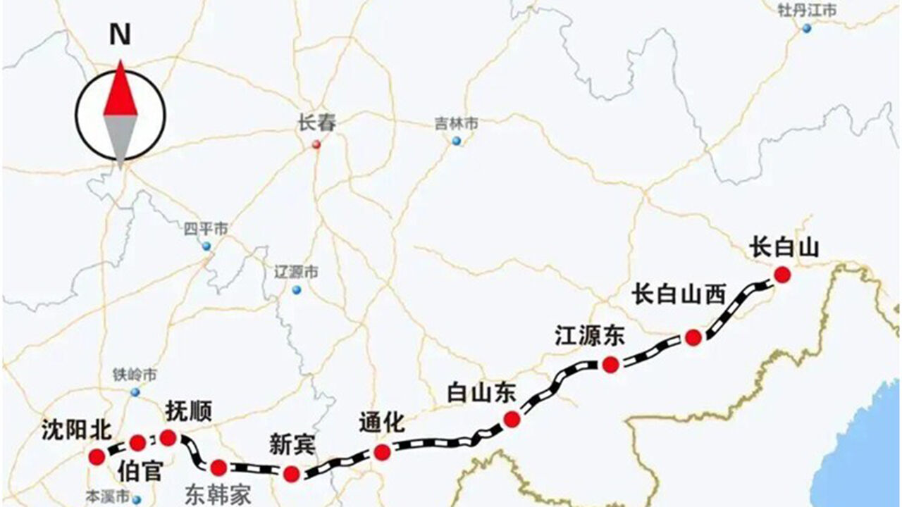 '북중 접경' 중국 고속철도 조만간 개통…백두산 관광 활성화 전망